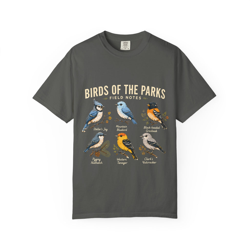 Birds of the Parks Field Notes Comfort Colors Tee