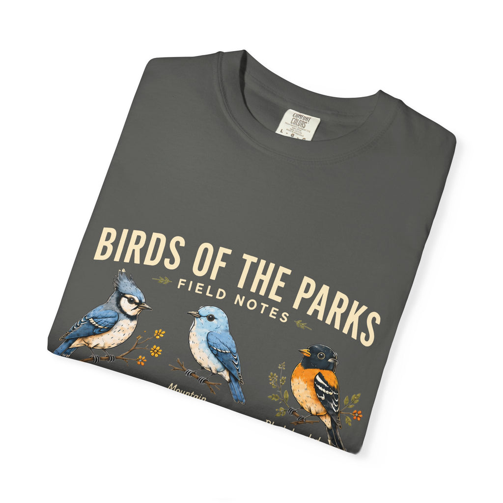 Birds of the Parks Field Notes Comfort Colors Tee