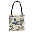 Great White Shark Anatomy Archive AOP Tote Bag