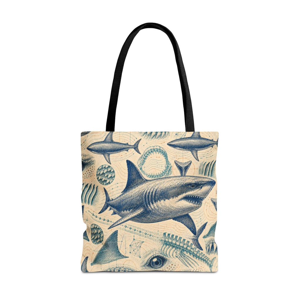 Great White Shark Anatomy Archive AOP Tote Bag