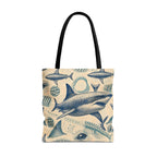 Great White Shark Anatomy Archive AOP Tote Bag