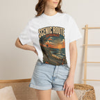 Scenic Route Supremacy coastal Comfort Colors tee, product view 7 of 16