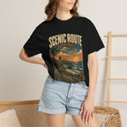 Scenic Route Supremacy coastal Comfort Colors tee, product view 16 of 16