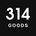 314 Goods black square logo
