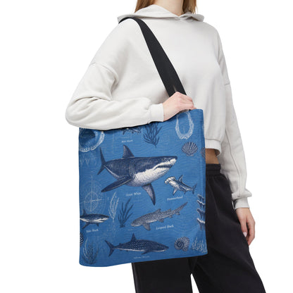 Shark Pattern Everyday Tote
