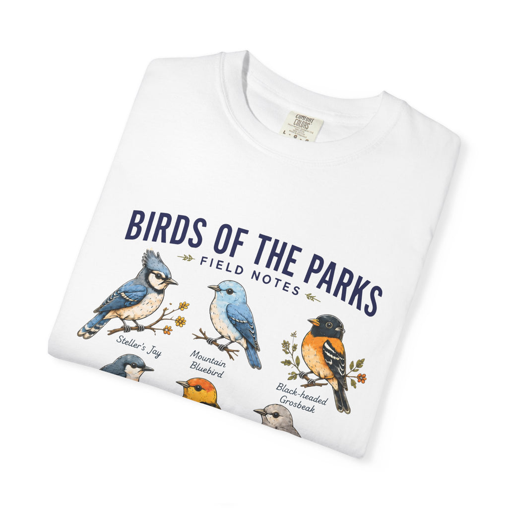 Birds of the Parks Field Notes Comfort Colors Tee