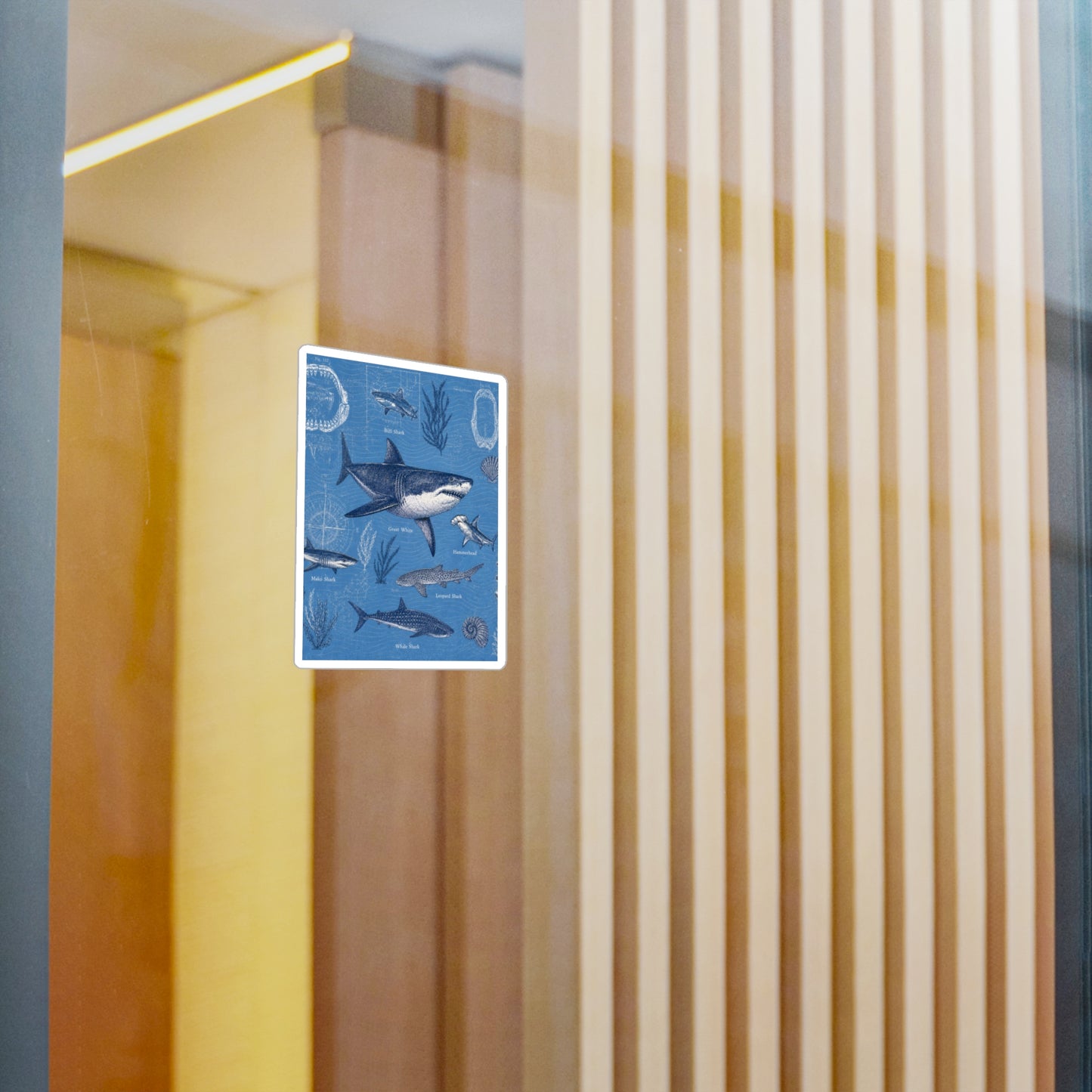 Shark Field Guide Vinyl Sticker