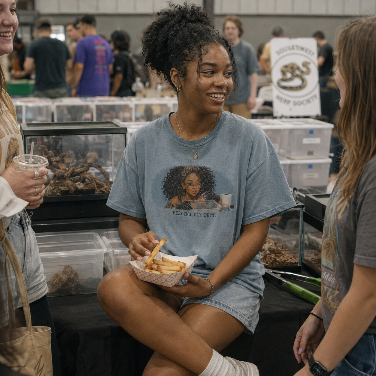 Snake Girl Club Graphic Tee | Pick Your Mood