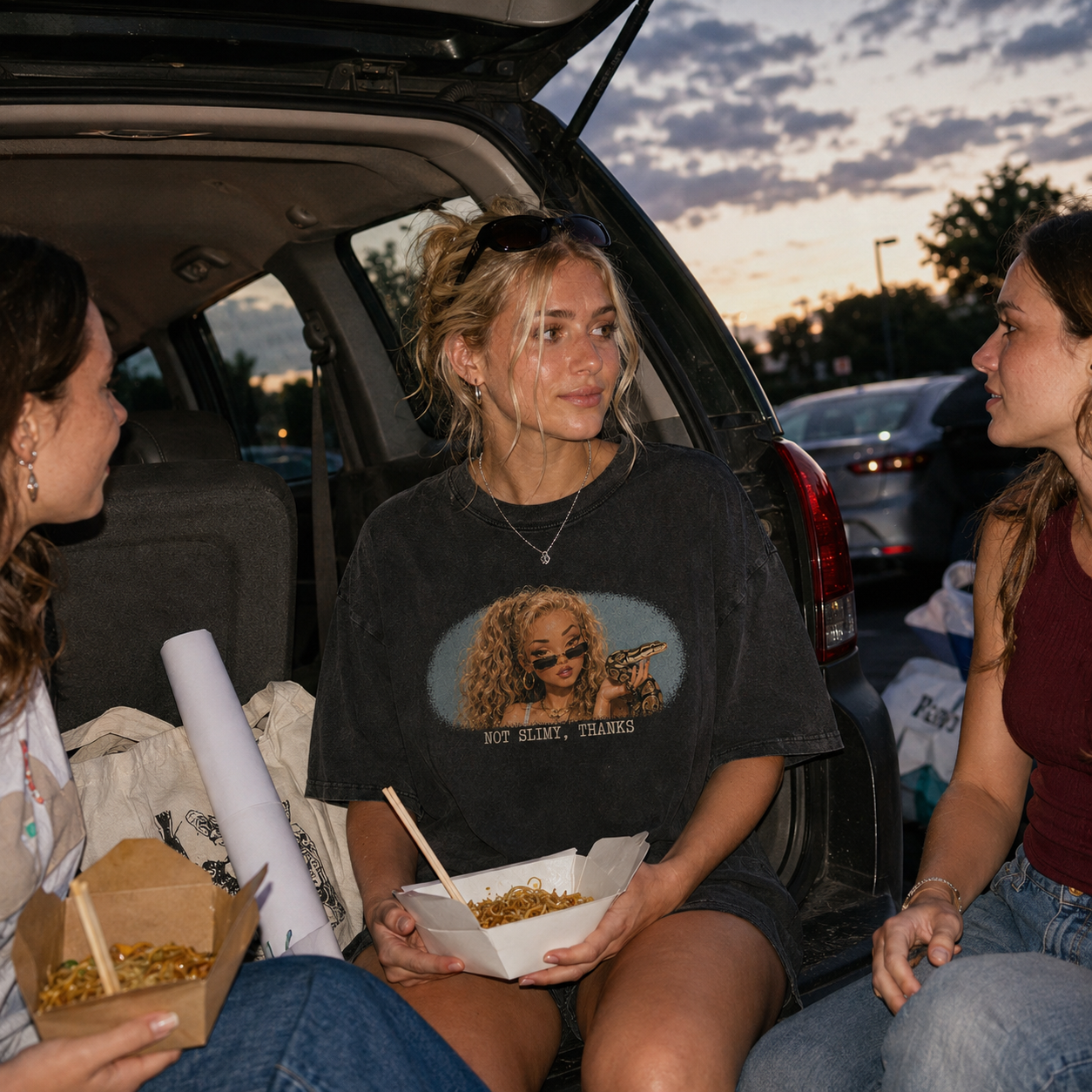 Snake Girl Club Graphic Tee | Pick Your Mood