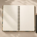 Blank dot-grid interior pages of the Great White Shark Anatomy Archive notebook