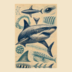 Great White Shark Anatomy Archive production front cover artwork